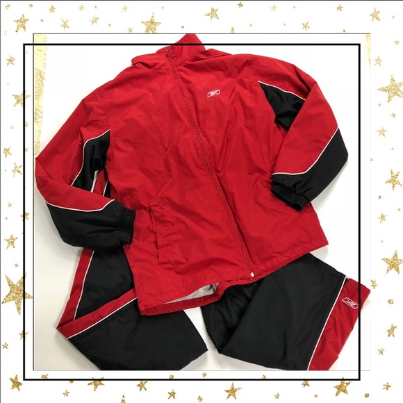 reebok black tracksuit